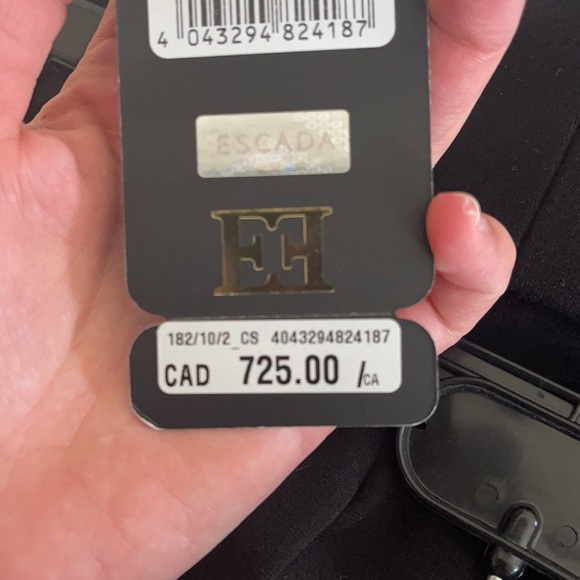 Escada casual black pant - Picture 7 of 7